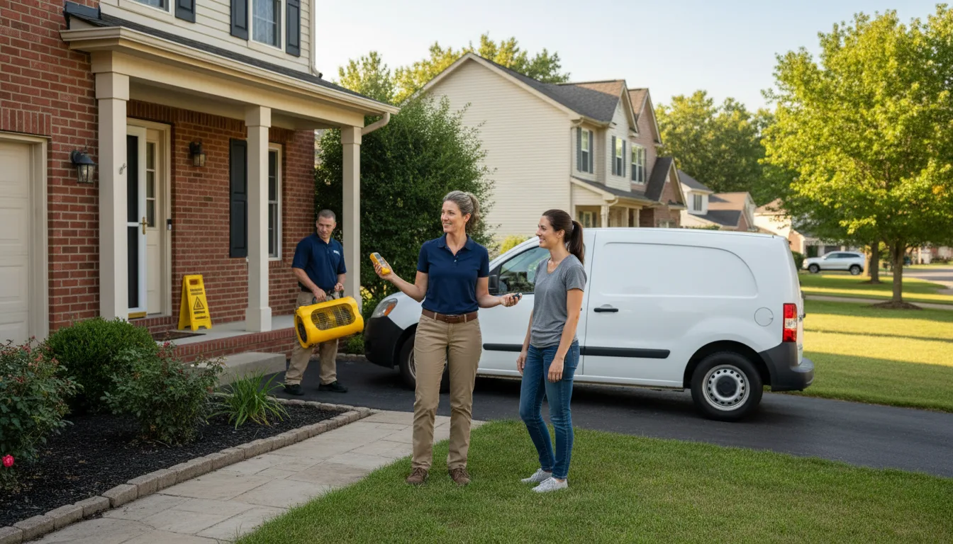 Water restoration image for Fire And Smoke Damage Restoration in Eaton, OH